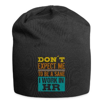 Human Resources Hr Manager Job Beruf - Jersey-Beanie - Schwarz - Vorne