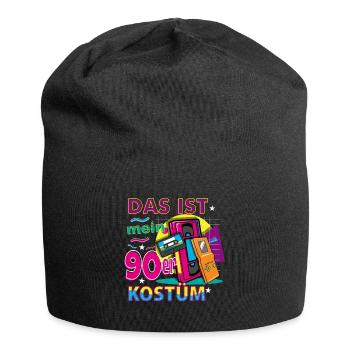 Das ist mein 90er Kostüm - Jersey-Beanie - Schwarz - Vorne