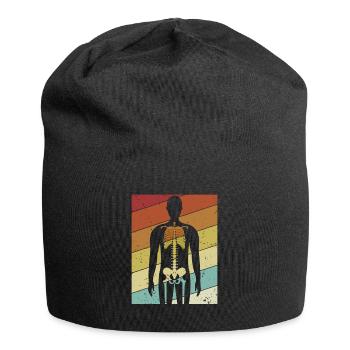 Retro Radiology Nurse X-Ray Technician Radiologist - Jersey Beanie - black - Front