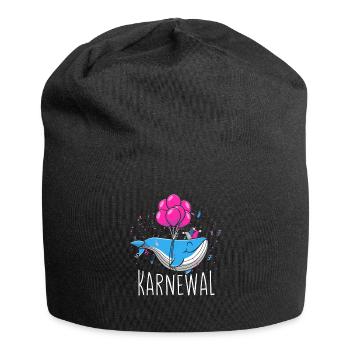 Karnewal Fasching Wal - Jersey-Beanie - Schwarz - Vorne