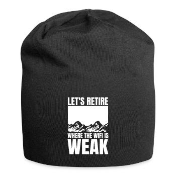 Pensioner pension - Jersey Beanie - black - Front