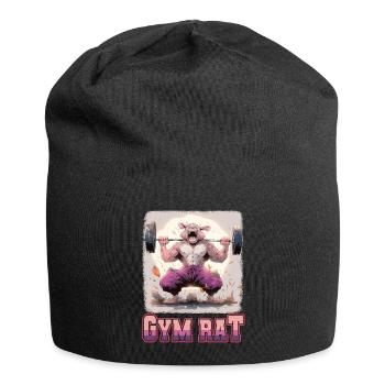 Gym Council Bodybuilding Weight Training Fun Fitness - Jersey Beanie - black - Front