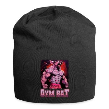 Gym Council Bodybuilding Weight Training Fun Fitness - Jersey Beanie - black - Front