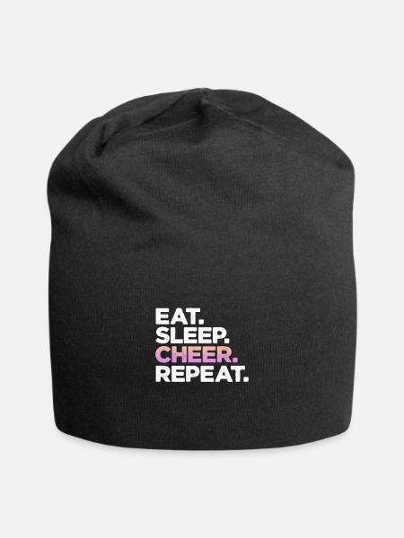 Cheerleader - Jersey-Beanie - Schwarz