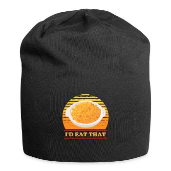 Macaroni and Cheese Mac and Cheese Gift - Jersey Beanie - black - Front