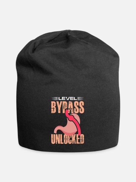 Level bypass unlocked gastric bypass - Jersey-Beanie - Schwarz