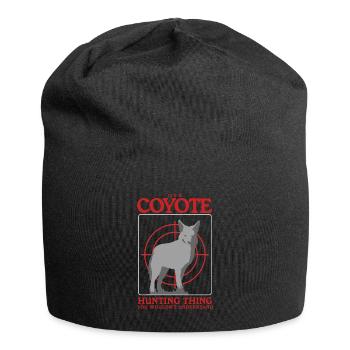 Hunter Hunt Permis de chasse Hunting Huntress Gift - Bonnet en jersey - noir - Devant
