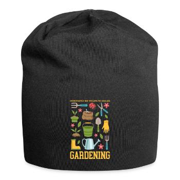 Garden Home Gardener Gardener Gardener Gardening Gift - Jersey Beanie - black - Front
