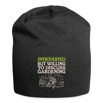 Garden Gardener Home Gardener Gardening Gift - Jersey Beanie - black - Front