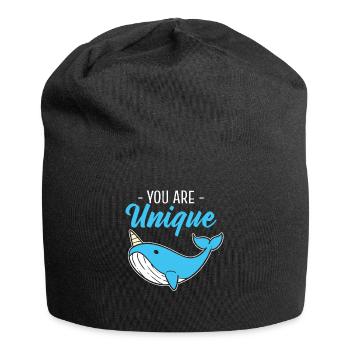 You Are Unique Meeresbiologe - Jersey-Beanie - Schwarz - Vorne
