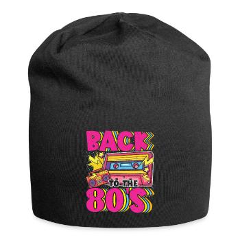 Back to the 80s Party Theme Party Costume - Jersey Beanie - black - Front