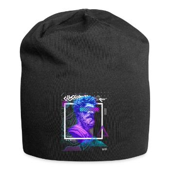 EDM Rave Raver Techno Festival Musik - Jersey-Beanie - Schwarz - Vorne