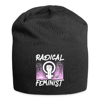 Feminist Radical Feminist - Jersey-Beanie - Schwarz - Vorne