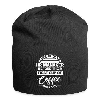 Human Resources Hr Manager Job Beruf - Jersey-Beanie - Schwarz - Vorne
