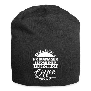 Human Resources Hr Manager Job Beruf - Jersey-Beanie - Anthrazit - Vorne