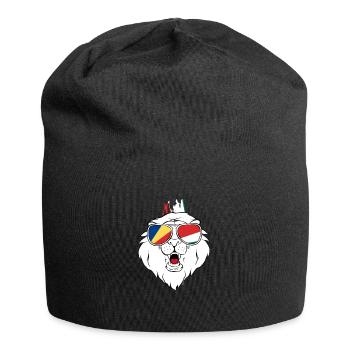 Seychellen - Jersey-Beanie - Schwarz - Vorne