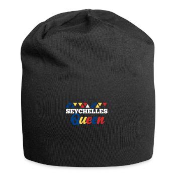 Seychellen - Jersey-Beanie - Schwarz - Vorne