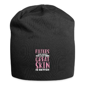 Esthéticien - Bonnet en jersey - noir - Devant