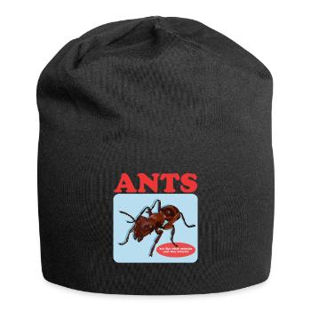 Fourmis Ferme | Cadeau Formicarium de fourmi - Bonnet en jersey - noir - Devant