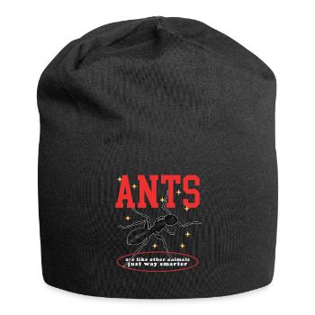 Fourmis Ferme Fourmi Formicarium Cadeau - Bonnet en jersey - noir - Devant