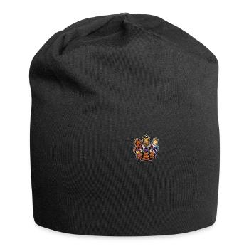 Logo d’échecs Emblème Joueur de la Reine Grand Maître des échecs - Bonnet en jersey - noir - Devant