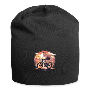 Gravel Bike Gravel Bikes Gravel Girls - Jersey Beanie - black - Front