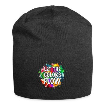 Peintre Toile Liquide Peinture Art Peinture - Bonnet en jersey - charbon - Devant