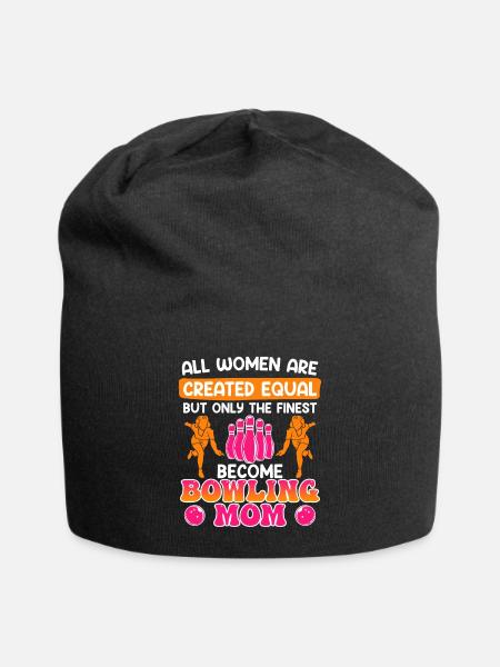 Bowling Women The Finest devient Bowling Mom - Bonnet en jersey - noir