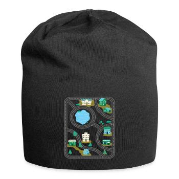 Play Rug Play Mat Massage - Jersey Beanie - black - Front