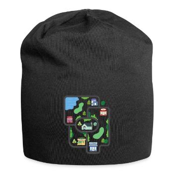 Play Rug Play Mat Massage - Jersey Beanie - black - Front