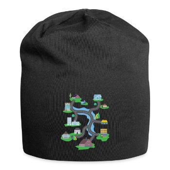 Play Rug Play Mat Massage - Jersey Beanie - black - Front
