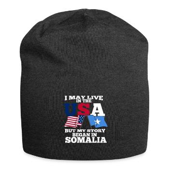 Somalia - Jersey-Beanie - Anthrazit - Vorne