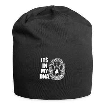 Chien Bulldog Dog Propriétaire Gechenkidee - Bonnet en jersey - noir - Devant