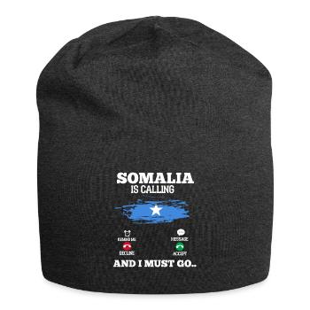 Somalia - Jersey-Beanie - Anthrazit - Vorne