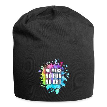 Peintre Toile Liquide Peinture Art Peinture - Bonnet en jersey - noir - Devant