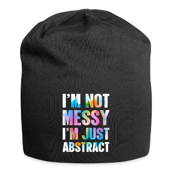 Peintre Toile Liquide Peinture Art Peinture - Bonnet en jersey - noir - Devant