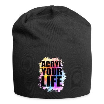 Peintre Toile Liquide Peinture Art Peinture - Bonnet en jersey - noir - Devant