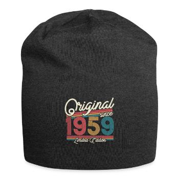 Gift 1959 - 64/65 years - Jersey Beanie - charcoal grey - Front