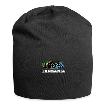 Tanzania - Jersey Beanie - black - Front