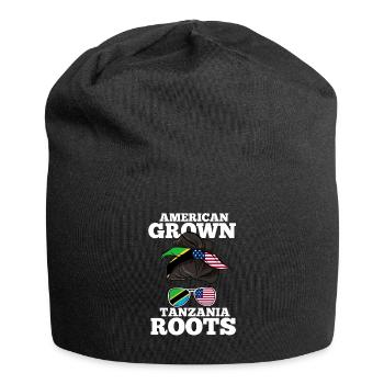 Tanzania - Jersey Beanie - black - Front