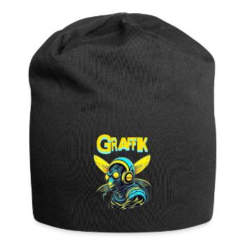 Graphique - Bonnet en jersey - noir - Devant