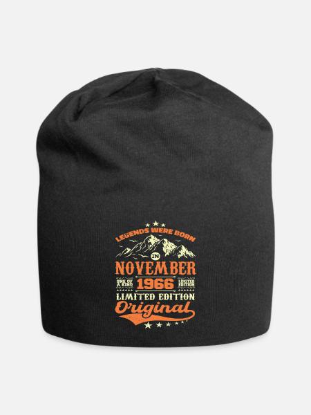 Legendär seit November 1966 - limitierte Auflage - Jersey-Beanie - Schwarz