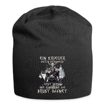 Nordische Mythologie Wikinger Shirt - Jersey-Beanie - Schwarz - Vorne