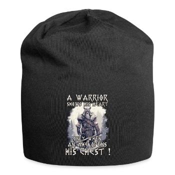 Ragnar Legendär Wikinger Geschenk Krieger - Jersey-Beanie - Schwarz - Vorne