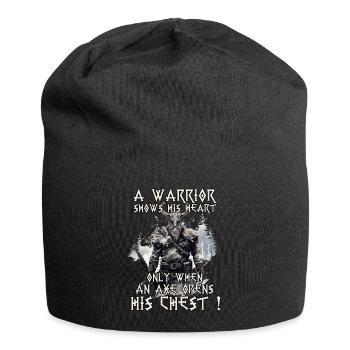 Wikinger Krieger Shirt Wahallas Krieger - Jersey-Beanie - Schwarz - Vorne