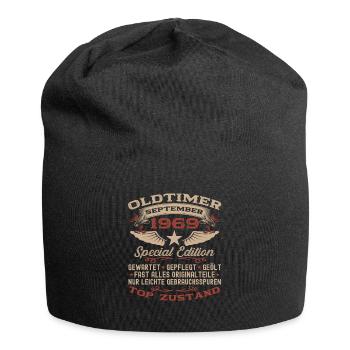54. Geburtstag Oldtimer September Jahrgang 1969 - Jersey-Beanie - Schwarz - Vorne