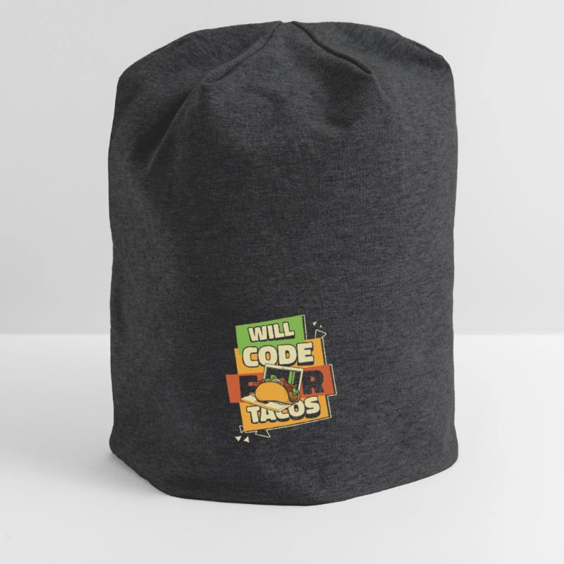 Will Code For Tacos Developer Coder Programmierer Jersey-Beanie