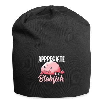 Schätzen Sie Den Blobfish-besitzer Blobfishes - Jersey-Beanie - Schwarz - Vorne