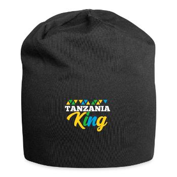 Tanzania - Jersey Beanie - black - Front