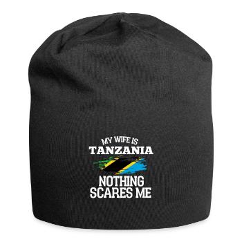 Tanzania - Jersey Beanie - black - Front